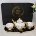 Branches and Flowers Bone China Gold Trim Tea Set-4