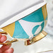 Modern Geometric Gold Trim Ceramic Tea Set-3