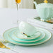 Jingdezhen Gold Trim Celadon Tea Set-5