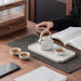 Black and White Ceramic Kung Fu Tea Set-2