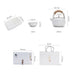Black and White Ceramic Kung Fu Tea Set-3
