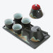 Hand Painted Mountain Ceramic Kung Fu Tea Set-6