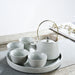 Solid Color Ceramic Kung Fu Tea Set-2