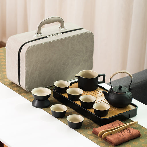 Solid Color Travel Kung Fu Tea Set-2