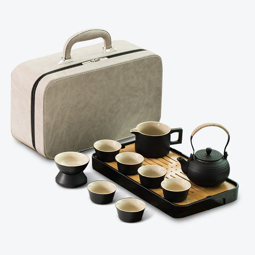 Solid Color Travel Kung Fu Tea Set-1