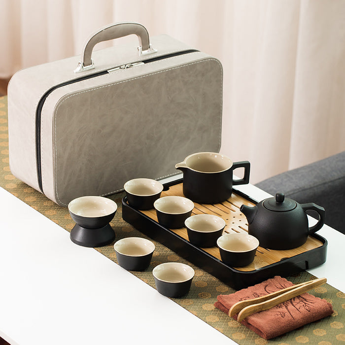 Solid Color Travel Kung Fu Tea Set-6