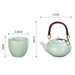 Cyan-Blue Ceramic Kungfu Tea Set-3