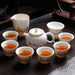 Elegant Ceramic Kung Fu Tea Set-5