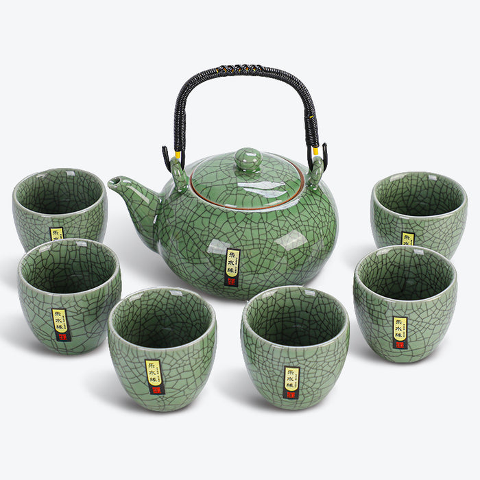 Ge Yao with Crack Pattern Kung Fu Tea Set-1