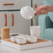 Delicate White Porcelain Kung Fu Tea Set-4