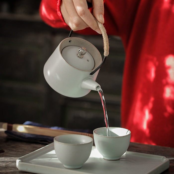 Solid Color Outdoor Travel Kung Fu Tea Set-9