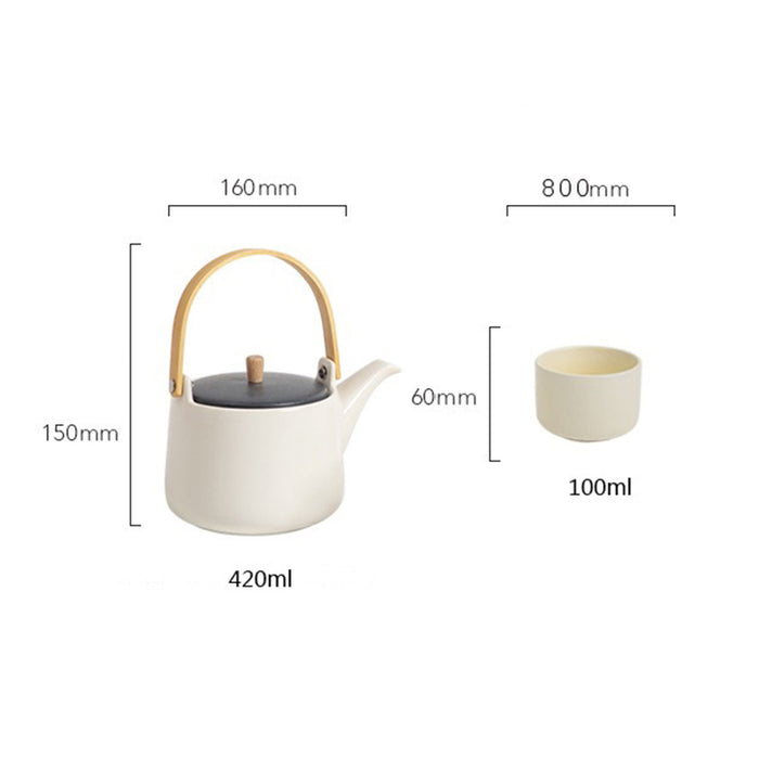 Delicate Smooth Ceramic Kung Fu Tea Set-4