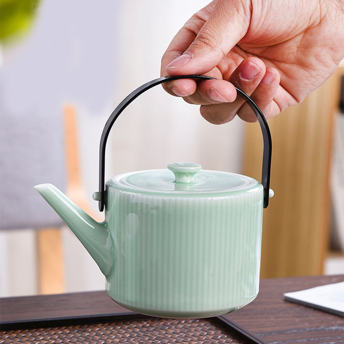 Delicate White Porcelain Kung Fu Tea Set-6