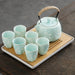 Relief Plum Blossom Kung Fu Tea Set-2