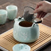 Relief Plum Blossom Kung Fu Tea Set-4