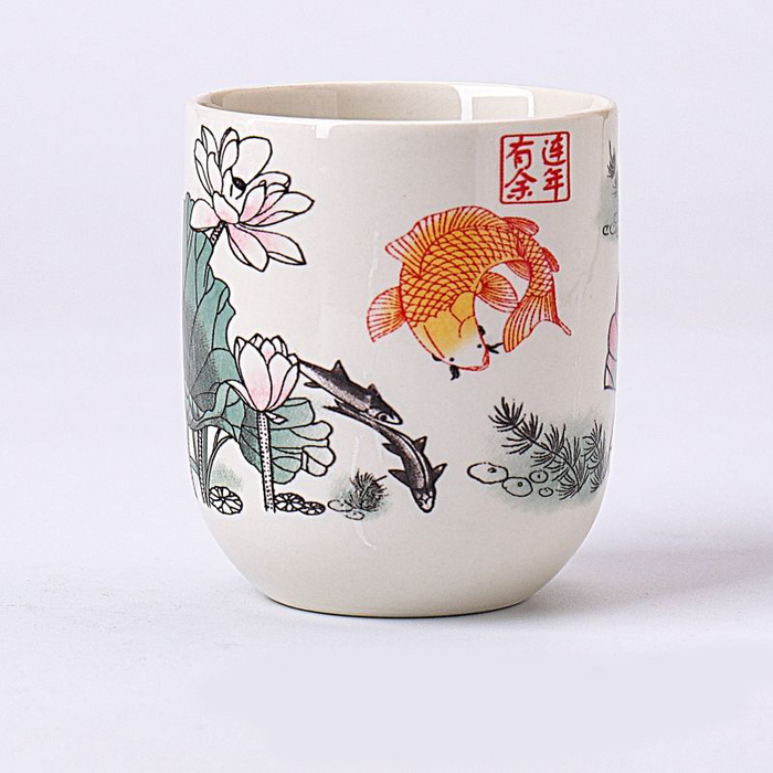 Chinese Flower Ceramic Kung Fu Tea Set-3