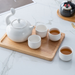 White Ceramic Kung Fu Tea Set-3