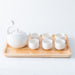 White Ceramic Kung Fu Tea Set-1