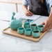 White Ceramic Kung Fu Tea Set-6