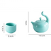 White Ceramic Kung Fu Tea Set-7
