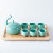 White Ceramic Kung Fu Tea Set-4