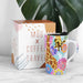 Giraffe Flowers Ceramic Coffee Mug - HauSweet