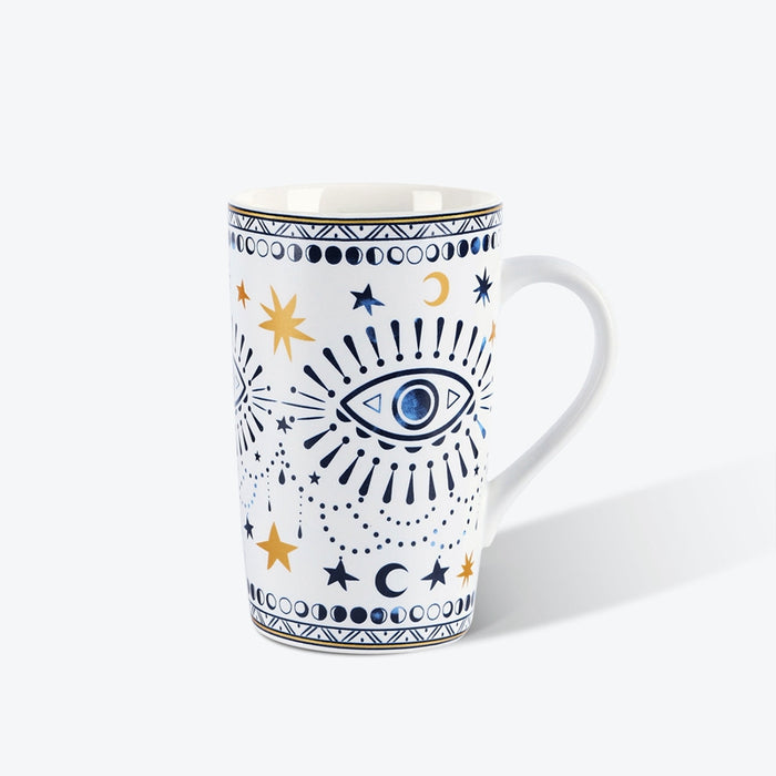 Boho Eyes Ceramic Coffee Mug